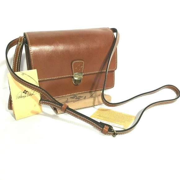 Patricia Nash Lanza Crossbody Organizer Tan NWT